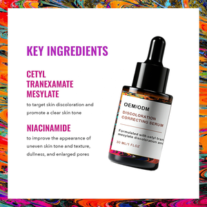 Sérum de décoloration coréen Service OEM Correction de la couleur du visage Pigmentation uniformisée du teint <span class=keywords><strong>Anti</strong></span> hyperpigmentation Soins du visage - Product Image 4
