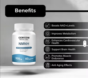 OEM/ODM Label Pribadi Haosen NMNH 500mg Kapsul Penambah Energi 2 Kapsul Sehari Tidak untuk Ibu Hamil Masa Simpan 2 Tahun - Product Image 2