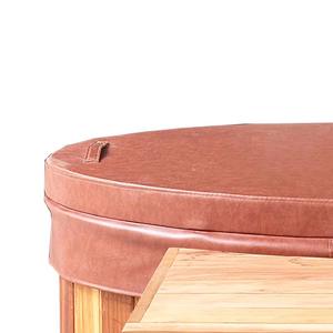 Bañera de Hielo de Madera de Alta Calidad 304, <span class=keywords><strong>Precio</strong></span> de Fábrica, Panel de Cedro Rojo con Cubierta Aislante Impermeable y Enfriador de Agua Fría - Product Image 4