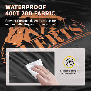 성인용 초경량 방수 나일론 미라형 오리털 침낭 (BUERTS), 극한 날씨(-13℃) 캠핑 및 백패킹용 - Product Image 5