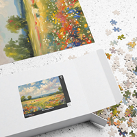 Puzzles en papier personnalisés CMJN quatre couleurs, parfaitement ajustés, éducatifs, à faire soi-même, sur le thème des dessins animés, 1000 pièces, avec boîte cadeau personnalisée pour tous les âges