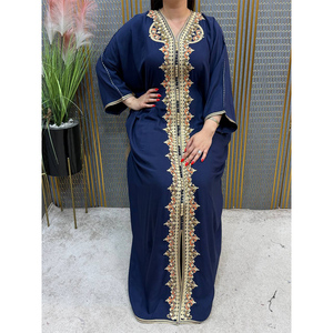 Vestido Kaftan Marroquí de Lujo Bordado a Mano, Elegante Abaya, Vestido Formal de Noche, Traje Islámico Tradicional - Product Image 3