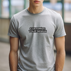 High Quality Cotton Men's T-Shirt Custom Heavy Weight Short Sleeve Oversized Solid Style Casual and Stylish Print Design - Product Image 1