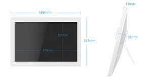 21.5 Inch Wall Planner Digital <b>Calendar</b> 32GB, Smart Touchscreen Interactive Display Wall Desk Mount for Schedule Meal Planner - Product Image 6