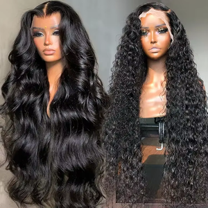 <span class=keywords><strong>Pelucas</strong></span> <span class=keywords><strong>de</strong></span> encaje sin pegamento Full HD para mujeres negras, cabello humano Remy vietnamita rizado, largo, marca YUNSEN, con nudos decolorados - Product Image 5