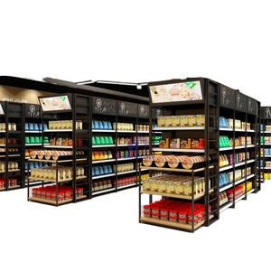 Estanterías de Góndola Blancas Personalizadas de Fábrica en Diferentes Colores y Tamaños para Minimercados - Product Image 3