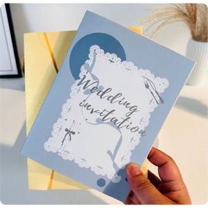 Carte d'invitation de mariage OEM/ODM Chine créative 3D pop-up, découpe, impression héliogravure, pelliculage mat, ensemble avancé - Product Image 3
