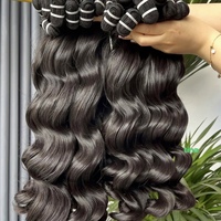 Extensions de cheveux bouclés Pixie, cheveux alignés sur la cuticule, cheveux bouclés indiens, cheveux humains bouclés du Vietnam, extensions bouclées birmanes, bouclés lâches ondulés