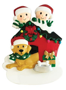 Vendita Calda: Ciondolo Albero di Natale Personalizzato, Famiglia di 4, Decorazioni Natalizie Fai-da-Te, Articoli in Stock - Product Image 3