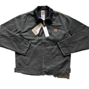 Giacca Classica Americana Invernale Kaha T New J97 Detroit Heavy Industry in <span class=keywords><strong>Denim</strong></span> Lavato di Alta Qualità per Uomo e Donna - Product Image 4