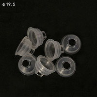 Bouchon intérieur en plastique de 19,5 mm avec trou, bouchon d'insertion en plastique, bouchon en plastique