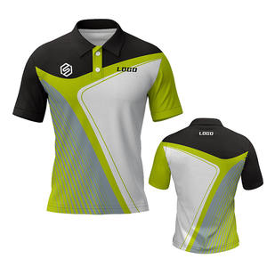 Camisetas Polo de golf informales lisas Camisetas polo con logotipo personalizado para hombre Mujer Camisetas con cuello estampado por sublimación - Product Image 4