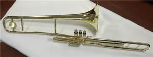 <span class=keywords><strong>Trombone</strong></span> en Do avec pistons laqués or - Product Image 3