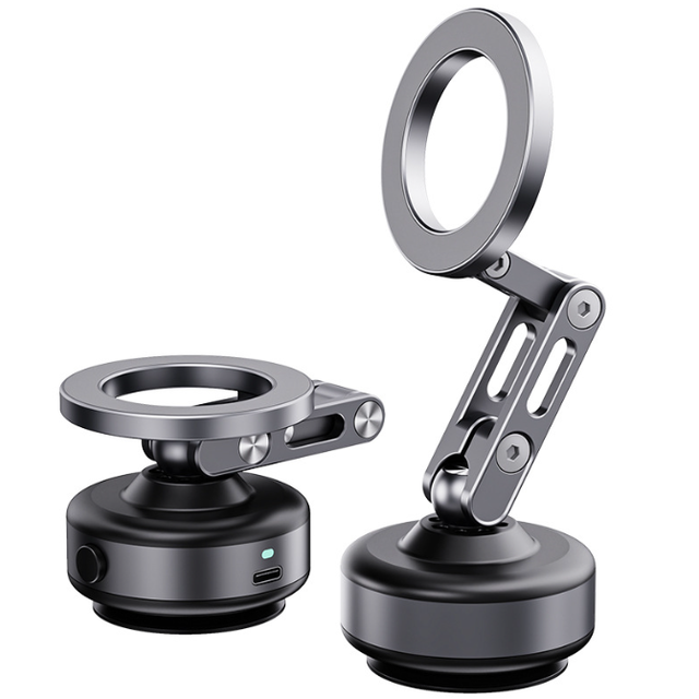 Aluminium Mobile Phone Holder Type-C 360 Degree Adjustable Magnetic Suction Type Phone Stand Three-axis Folding X93 Phone Parts