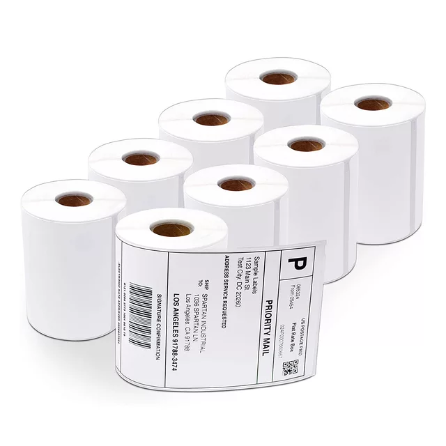4"x6" Direct Thermal Shipping Label Compatible with Zebra DYMO MUNBYN Xprinter Label Printer