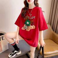 Vente en gros de t-shirts à manches courtes pour femmes, mode été 2023, t-shirts amples pour femmes grandes tailles