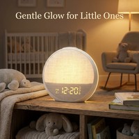 Mesin Suara White Noise untuk Tidur 30 Suara Non-Looping Lampu Bangun Tidur Jam Alarm Digital Timer Mati Otomatis OEM ODM