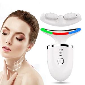 เครื่องนวดหน้าไมโครเคอร์เรนท์แบบลูกกลิ้ง วัสดุ ABS สแตนเลส ชาร์จผ่าน USB สำหรับยกกระชับผิวหน้า - Product Image 1