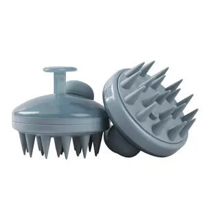 Brosse à shampooing en silicone et peigne Boîte étanche pour shampooing, douche, masseur pour le nettoyage et le bain des animaux de compagnie