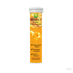 OEM Vitamin C Zinc Effervescent Tablet Supports Skin Health Antioxidant Protection Boosts Immunity - Product Image 1