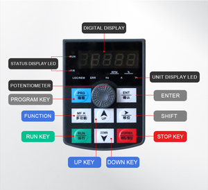 Lcgk lc630 220V VFD đầu vào DC hoặc AC 1PH 220V 0.45kw-7.5Kw/3 PH 380V 0.75kw-22Kw kinh tế năng lượng mặt trời biến tần chuyển đổi tần số - Product Image 6