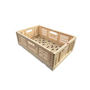 Heavy-Duty Foldable Plastic <strong>Crate</strong> for Industrial <strong>Storage</strong> and Transport Stackable Space-Saving Design - Product Image 1