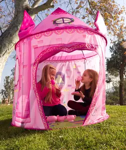 Prinses Kasteel Kids Play Tent Playhouse Pop Up Fort Play Tent Voor Meisjes Met Opbergtas