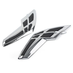 RACEPRO 2pc cromo motocicleta carenado tanque Trim <span class=keywords><strong>Goldwing</strong></span> GL 1800, 2001, 2002, 2003, 2004, 2005, 2006, 2007, <span class=keywords><strong>2008</strong></span>, 2009, 2010, 2011 ABS - Product Image 4