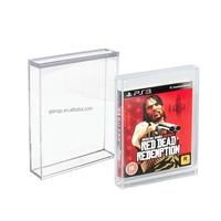 Boîte de rangement pour jeux vidéo sur mesure, protection UV, couvercle coulissant transparent, boîte de présentation en acrylique personnalisée pour collectionneur, protection pour boîte PS3