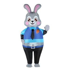 Disfraz Inflable de Conejo, Disfraz de Mascota para Fiesta de Pascua, Disfraz de Cosplay - Product Image 1