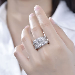 Bijoux plaqué or 18 carats, bague en diamant pour homme, bague vintage en argent sterling 925 pour femme - Product Image 3