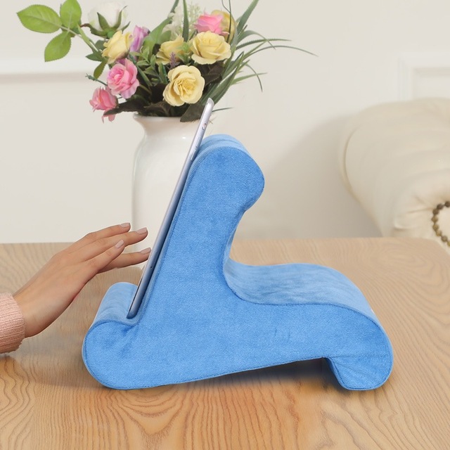 Flat stand pillow phone stand desktop cushion reading pillow multi angle soft pillow