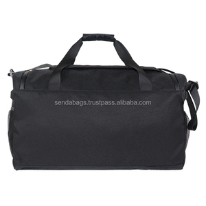 Sac à dos de <span class=keywords><strong>voyage</strong></span> de style polochon en polyester moderne de qualité supérieure avec logo de grande salle de sport en plein air, fermeture à glissière d'affaires décontractée pour hommes - Product Image 4