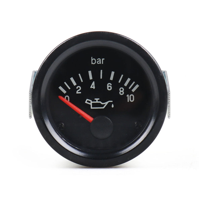Factory Price 2" 52mm 350 030 004C Car Oil Press Gauge 0-10 Bar Pointer 12V Oil Pressure Press Gauge Car Meter Without Sensor