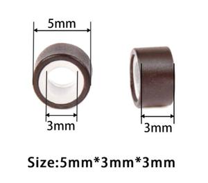 <span class=keywords><strong>Micro</strong></span> perles doublées en silicone, 5mm, outil pour Extensions de cheveux humains, 1000 pièces, offre spéciale - Product Image 2