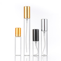 Flacon de parfum en verre rond vide de luxe rechargeable personnalisé de 2 ml, 3 ml, 5 ml, 8 ml, 10 ml, 15 ml, pour échantillon d'huile de parfum