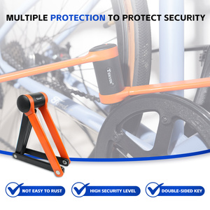 Tonyon Ebike Xe Đạp Phụ Kiện 360 Độ Xoay Khóa Cơ Thể Gấp Ổ Khóa 1200Mm Trọng Lượng Nhẹ Kỹ Thuật Số Xe Đạp Gấp Khóa - Product Image 6