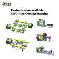 Machine à chanfreiner les tubes CNC automatique pour acier inoxydable, aluminium, acier au carbone, machine à rainurer les tubes, haute efficacité, certifiée CE