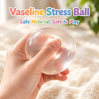 Nouvelle balle anti-stress géante colorée faite à la main en huile de coco, malléable, pour soulager le stress, cadeau pour adultes et enfants