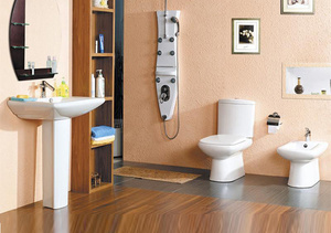 Inodoro <span class=keywords><strong>de</strong></span> porcelana moderno <span class=keywords><strong>de</strong></span> dos piezas, juego <span class=keywords><strong>de</strong></span> inodoro <span class=keywords><strong>sanitario</strong></span>, proveedor <span class=keywords><strong>de</strong></span> China - Product Image 2