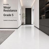 Nouvelle Collection 2026 : Carrelage en Porcelaine Poli Gris 600x600mm à Grandes Veines Diagonales pour Sol et Mur de Salon