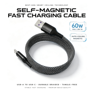 สายชาร์จเร็วแบบพกพา IMC-08 ยาว 1 เมตร หัว USB-C รองรับ 20V/3A สำหรับชาร์จและถ่ายโอนข้อมูล แบบ Type-C to Type-C - Product Image 3