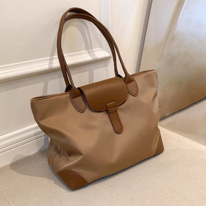Sac fourre-tout minimaliste en cuir PU pour femme, grande capacité, sac à main de bureau, sacs à bandoulière de haute qualité, adaptés à un usage quotidien - Product Image 3