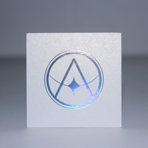 Carte de visite personnalisée estampage au laser bord carte de visite LOGO privée imprimée avec bordure en hologramme papier perlé carré vente en gros - Product Image 5