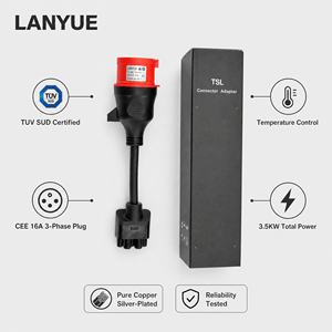 Connettore Universale <span class=keywords><strong>Mobile</strong></span> per Caricabatterie EV <span class=keywords><strong>Tesla</strong></span> Model S,3,X,Y Gen 2, Adattatore Rosso 16A, Adattatore CEE Rosso a 5 Pin per <span class=keywords><strong>Tesla</strong></span> - Product Image 4