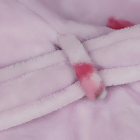 Peignoirs de luxe élégants pour femmes, doux, à manches longues, en polaire corail et flanelle de polyester, pour l'automne – Prix de gros direct usine