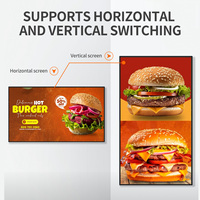 Machine de publicité commerciale, écran d'affichage de menu de café, lecteur de publicité vidéo à cristaux liquides