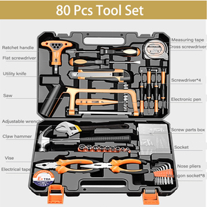 Kit d'outils à main pour la réparation <span class=keywords><strong>de</strong></span> la maison et le <span class=keywords><strong>mécanicien</strong></span>, ensemble <span class=keywords><strong>de</strong></span> 46 pièces, kit ménager multifonctionnel, bricolage, ensemble d'outils à main <span class=keywords><strong>de</strong></span> base - Product Image 5