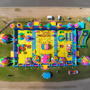 Lilytoys thương mại phổ biến ngoài trời khổng lồ vui vẻ thành phố <span class=keywords><strong>Inflatable</strong></span> công viên chủ đề hấp dẫn <span class=keywords><strong>Inflatable</strong></span> trẻ em sân chơi cho trẻ em - Product Image 6