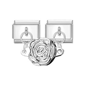 Moda creativa dolce amore romantico cuore italiano ciondoli per bracciale 9mm impermeabile in acciaio inossidabile fiori ciondoli italiani - Product Image 5